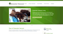 Desktop Screenshot of clarendonvt.org